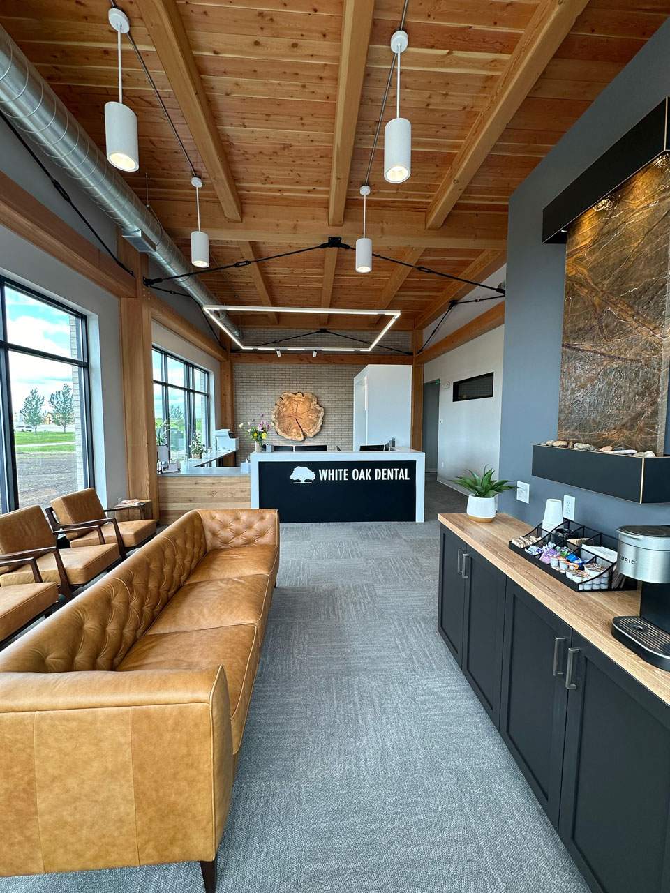 Comfortable treatment room at White Oak Dental
