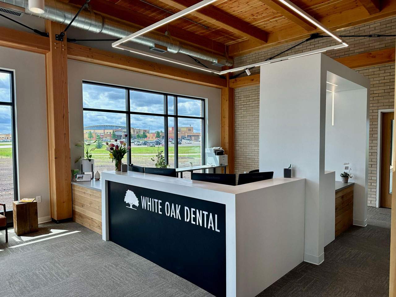 Modern White Oak Dental office space